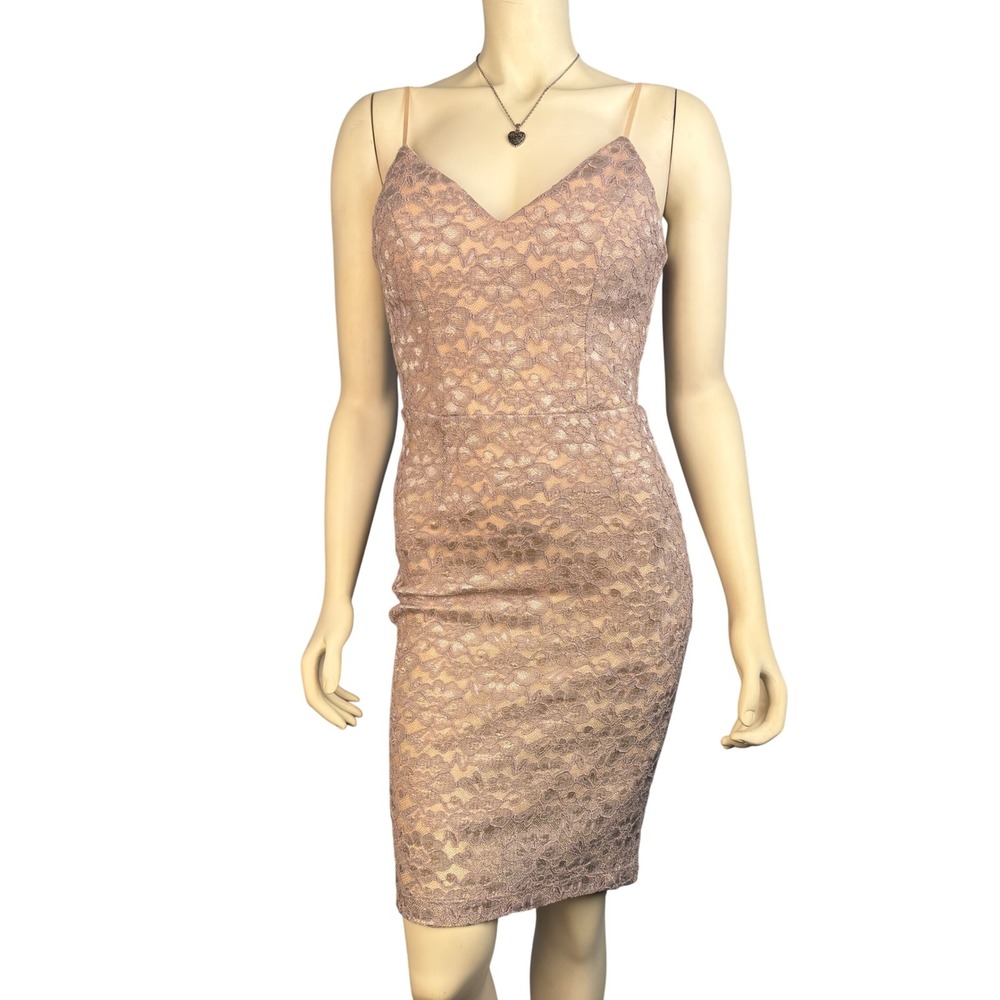 Windsor‎ Mini Dress Lace Size Small Lavender Pink Bodycon Wedding Guest Cocktail